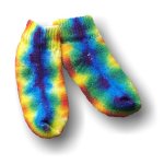 (image for) Lowcut Bobby Socks - Rainbow Stripe