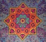 (image for) 36" Tie Dye Mandala Tapestry 007