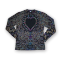 (image for) Adult Long Sleeve T-Shirt - Black Heart