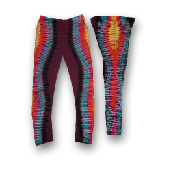 (image for) Tie Dye Leggings - Stripe