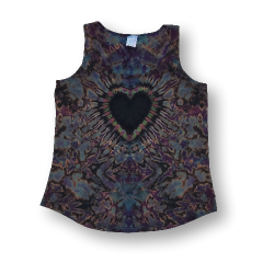 (image for) Ladies Tank Top - Black Heart