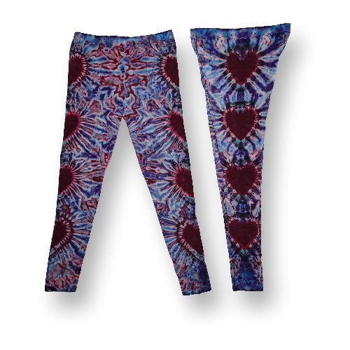 (image for) Tie Dye Leggings - Triple Heart