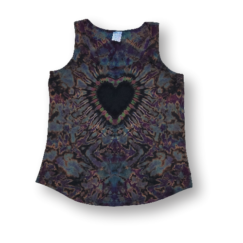 (image for) Ladies Tank Top - Black Heart