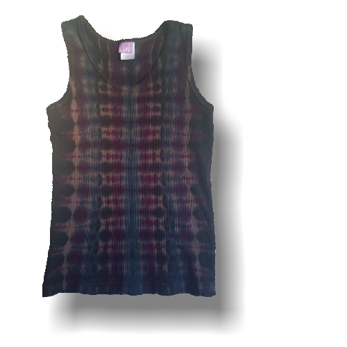 (image for) Girl's Tank Top - Dark Stripe - Click Image to Close